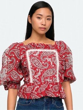 Sea NY Theodora hanker chief red Top size Large